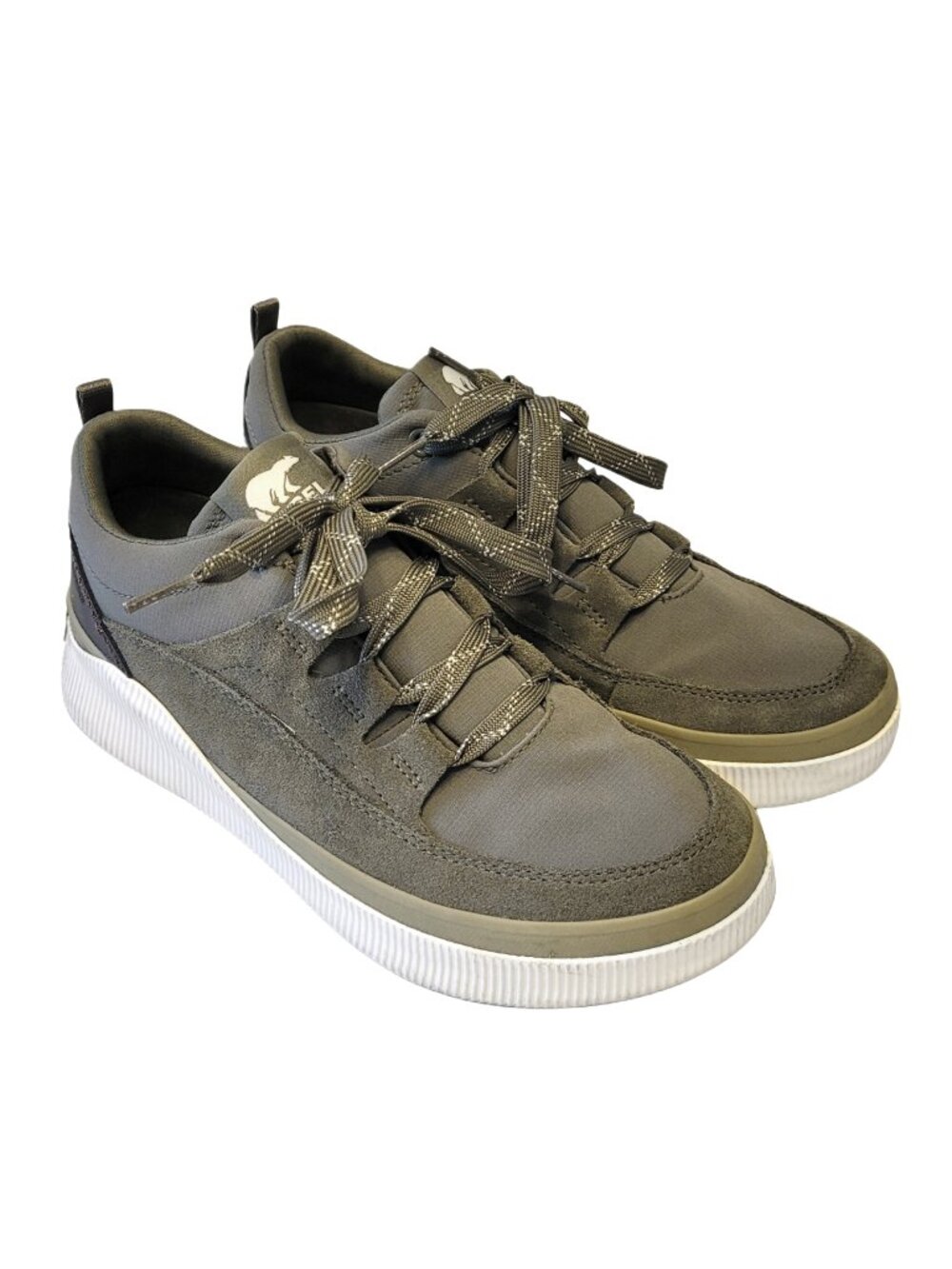 Sorel Out N About IV Waterproof Sneaker in Stone Green Chalk
